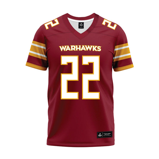 ULM - NCAA Football : Jay Harper - Maroon Premium Football Jersey-0