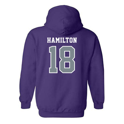 Central Arkansas - NCAA Baseball : Denver Hamilton - Classic Shersey Hooded Sweatshirt-1