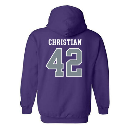 Central Arkansas - NCAA Softball : Renee Christian - Classic Shersey Hooded Sweatshirt-1