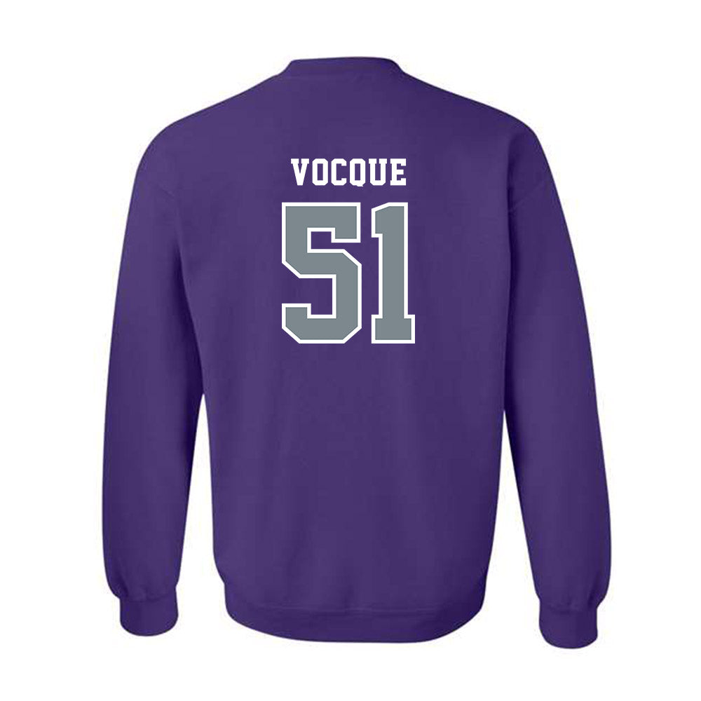 Central Arkansas - NCAA Football : Kyle Vocque - Classic Shersey Crewneck Sweatshirt-1