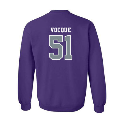Central Arkansas - NCAA Football : Kyle Vocque - Classic Shersey Crewneck Sweatshirt-1