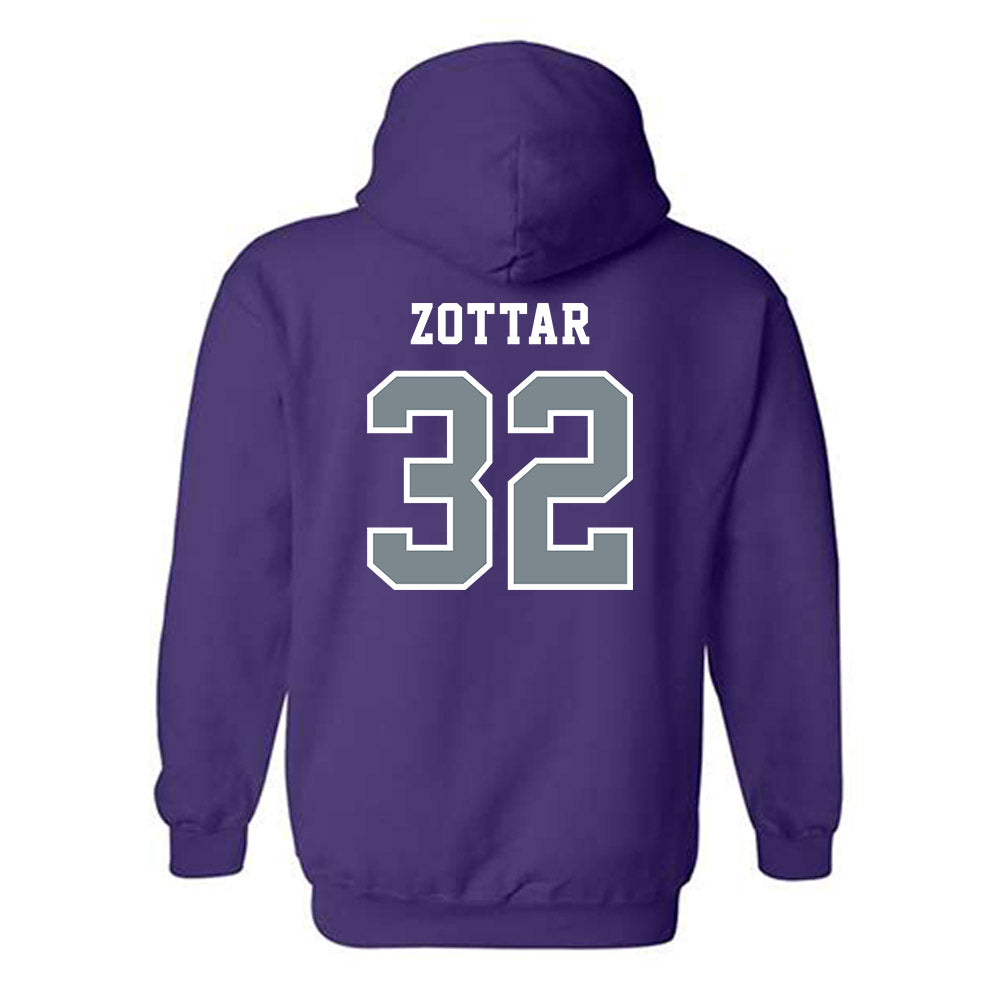 Central Arkansas - NCAA Baseball : Andrew Zottar - Classic Shersey Hooded Sweatshirt-1