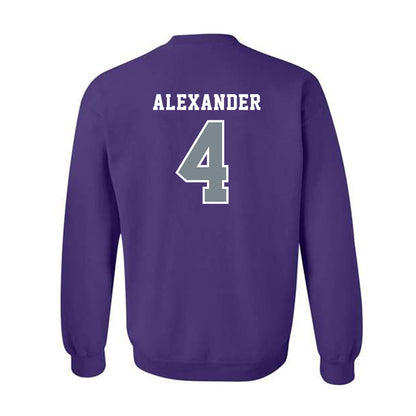 Central Arkansas - NCAA Baseball : Carter Alexander - Classic Shersey Crewneck Sweatshirt-1