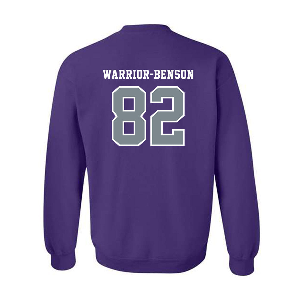 Central Arkansas - NCAA Football : Josiah Warrior-Benson - Classic Shersey Crewneck Sweatshirt-1