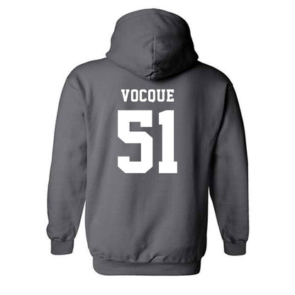 Central Arkansas - NCAA Football : Kyle Vocque - Classic Shersey Hooded Sweatshirt-1