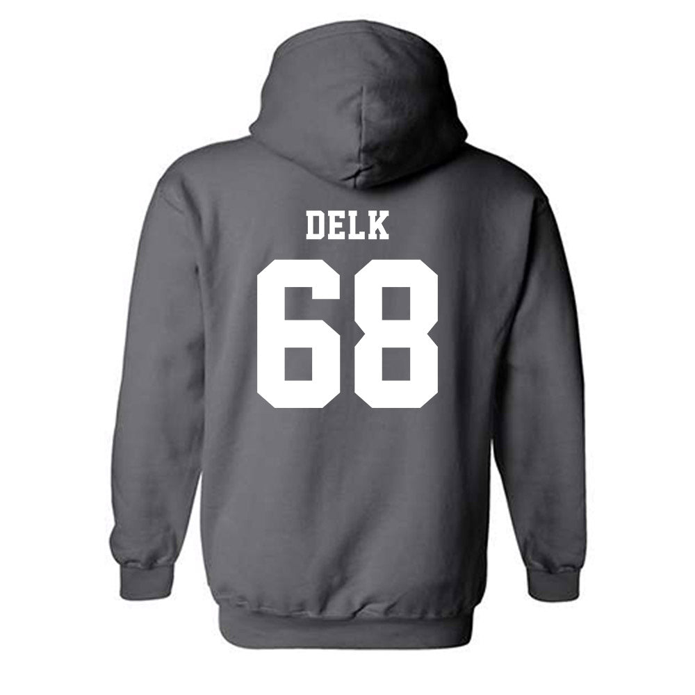 Central Arkansas - NCAA Football : Franklin Delk - Classic Shersey Hooded Sweatshirt-1