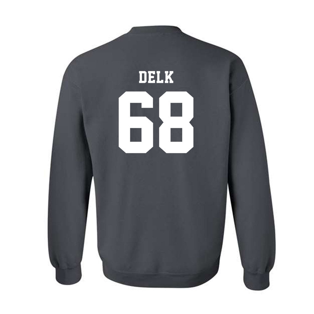 Central Arkansas - NCAA Football : Franklin Delk - Classic Shersey Crewneck Sweatshirt-1