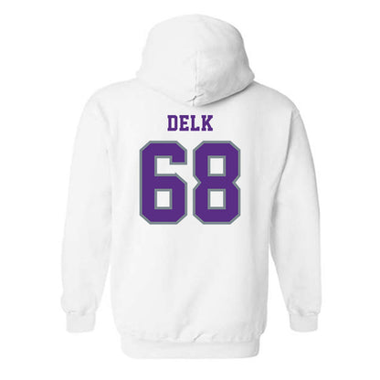 Central Arkansas - NCAA Football : Franklin Delk - Classic Shersey Hooded Sweatshirt-1