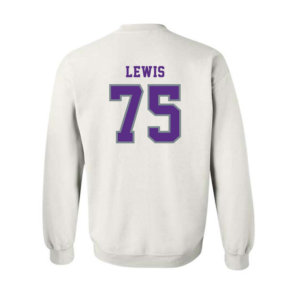 Central Arkansas - NCAA Football : Abrum Lewis - Classic Shersey Crewneck Sweatshirt-1