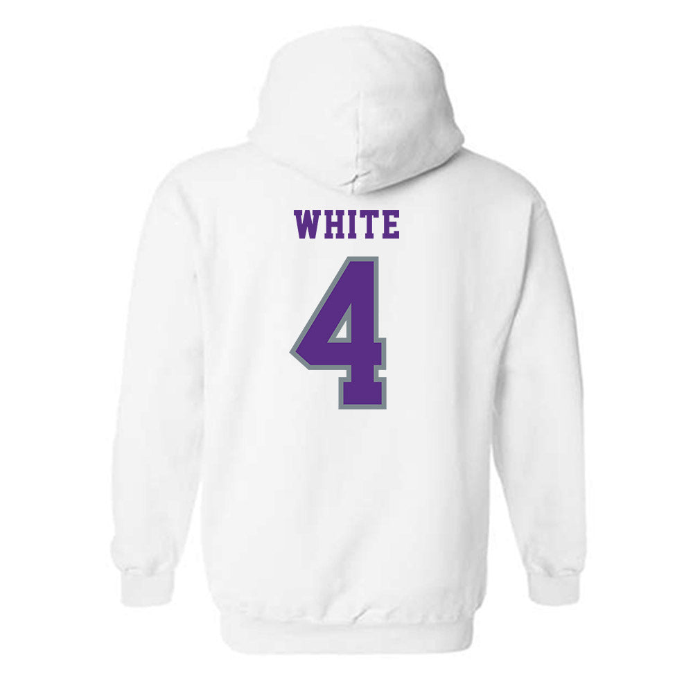 Central Arkansas - NCAA Softball : Jaleigh White - Classic Shersey Hooded Sweatshirt-1