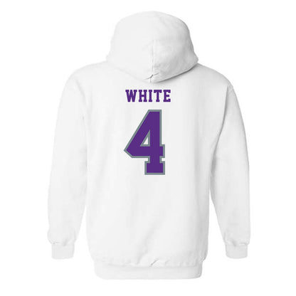 Central Arkansas - NCAA Softball : Jaleigh White - Classic Shersey Hooded Sweatshirt-1