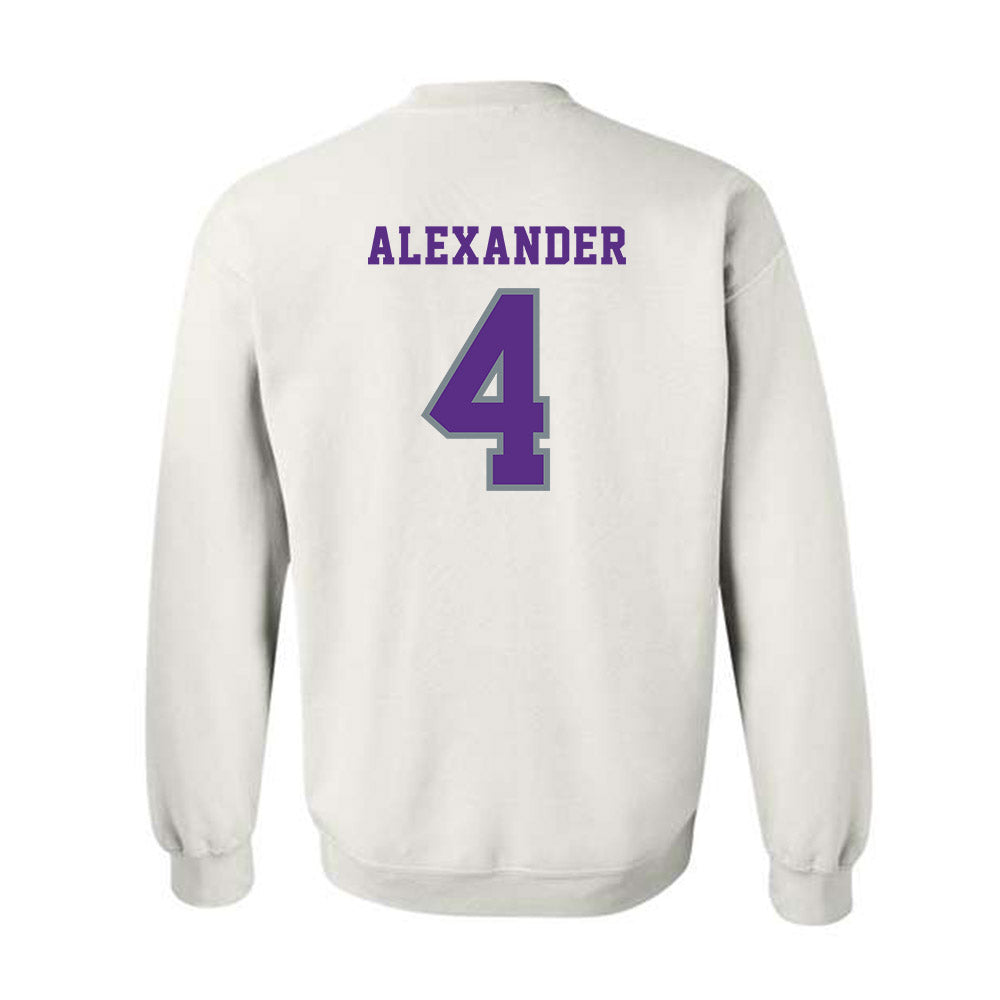 Central Arkansas - NCAA Baseball : Carter Alexander - Classic Shersey Crewneck Sweatshirt-1