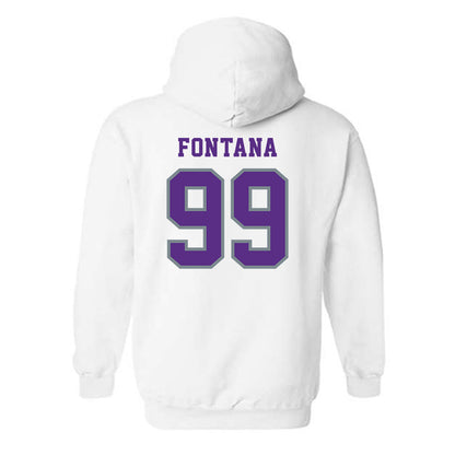 Central Arkansas - NCAA Men's Soccer : Pietro Fontana - Classic Shersey Hooded Sweatshirt-1