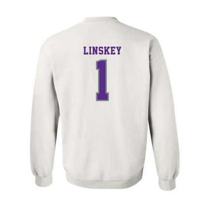 Central Arkansas - NCAA Beach Volleyball : Anna Linskey - Classic Shersey Crewneck Sweatshirt-1