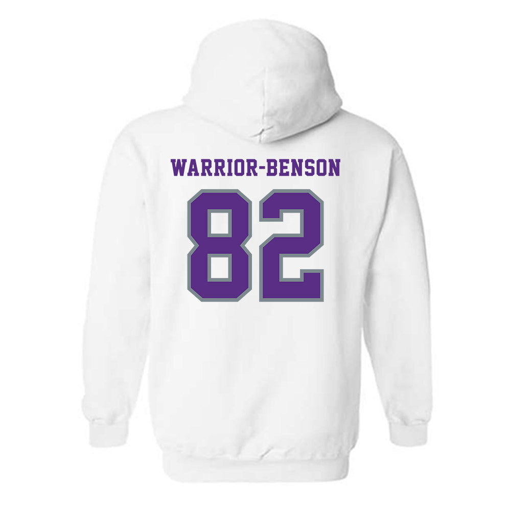 Central Arkansas - NCAA Football : Josiah Warrior-Benson - Classic Shersey Hooded Sweatshirt-1