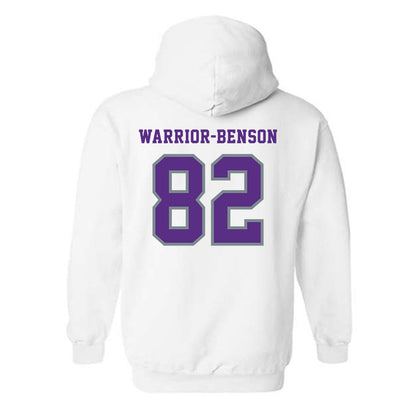 Central Arkansas - NCAA Football : Josiah Warrior-Benson - Classic Shersey Hooded Sweatshirt-1