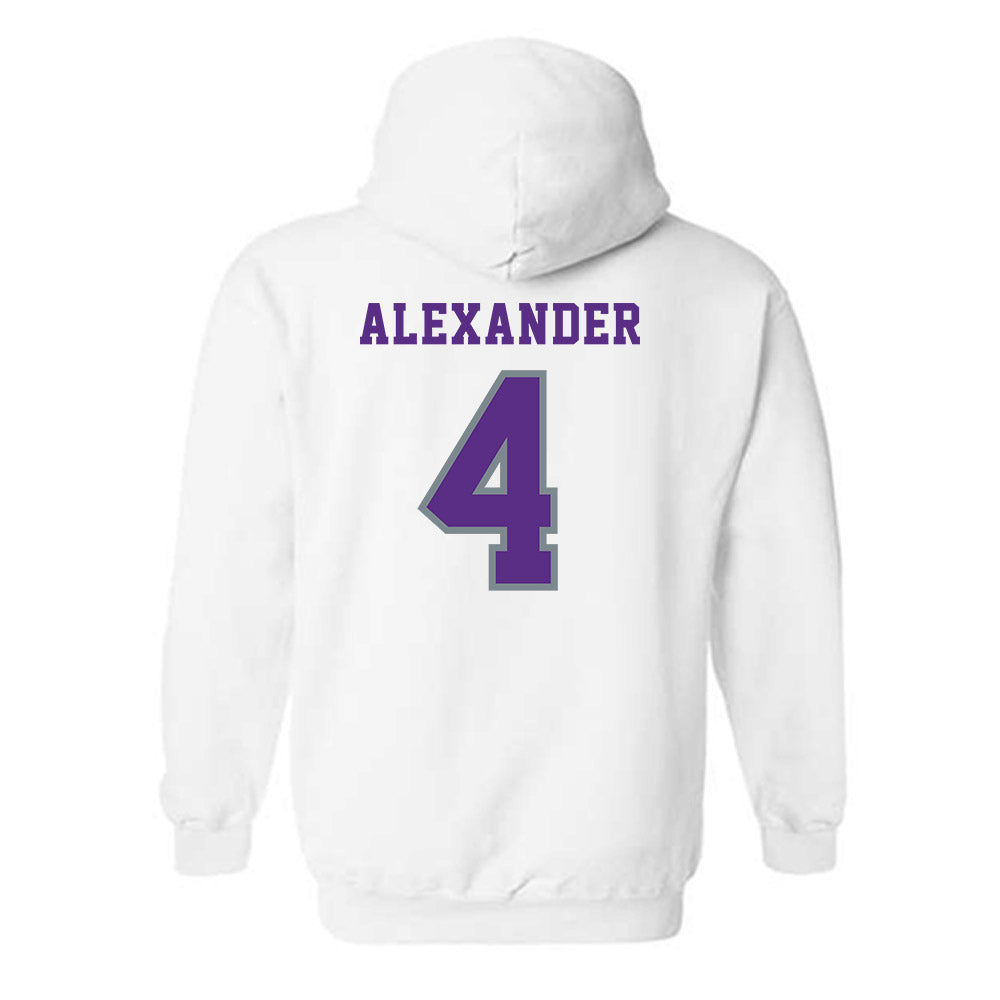 Central Arkansas - NCAA Baseball : Carter Alexander - Classic Shersey Hooded Sweatshirt-1
