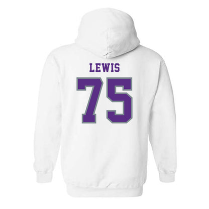 Central Arkansas - NCAA Football : Abrum Lewis - Classic Shersey Hooded Sweatshirt-1