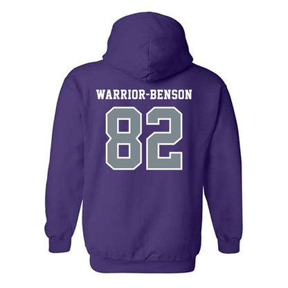 Central Arkansas - NCAA Football : Josiah Warrior-Benson - Classic Shersey Hooded Sweatshirt-1