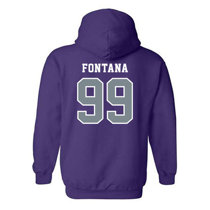 Central Arkansas - NCAA Men's Soccer : Pietro Fontana - Classic Shersey Hooded Sweatshirt-1