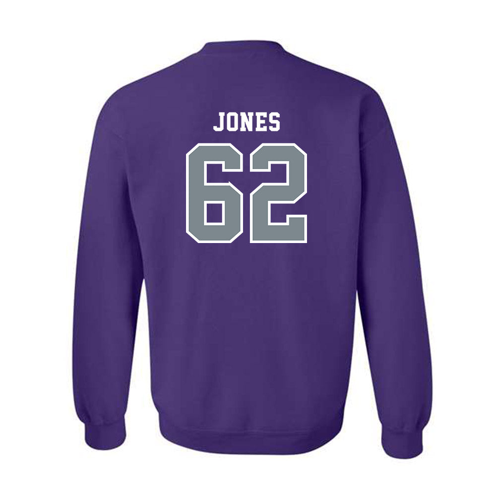 Central Arkansas - NCAA Football : Caleb Jones - Classic Shersey Crewneck Sweatshirt-1