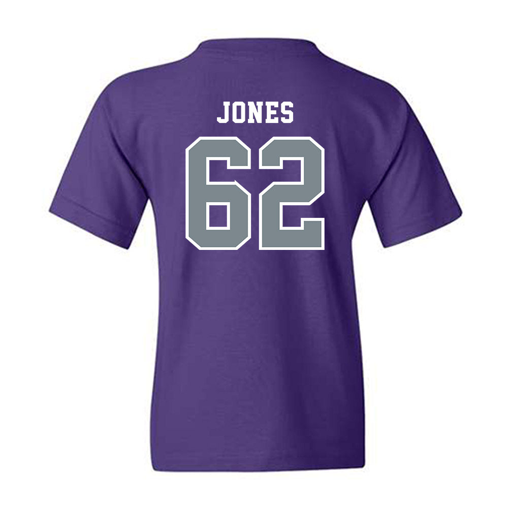 Central Arkansas - NCAA Football : Caleb Jones - Classic Shersey Youth T-Shirt-1