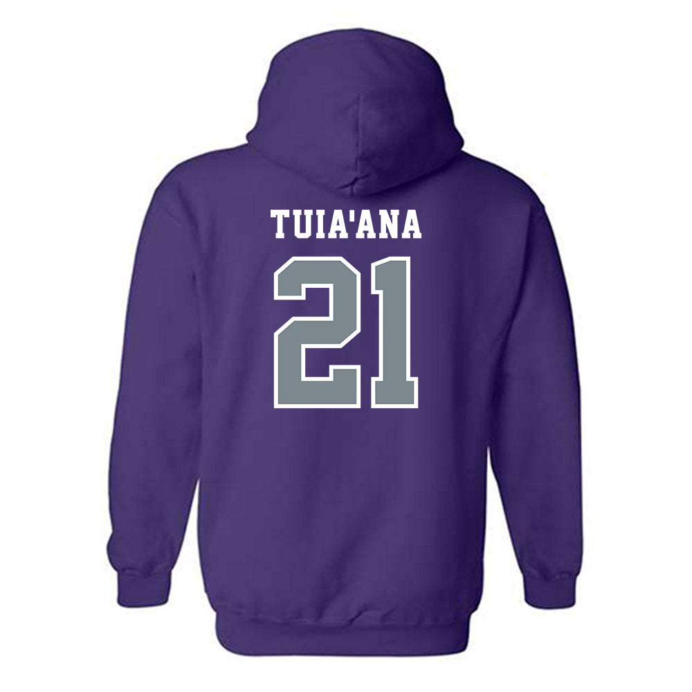 Central Arkansas - NCAA Women's Volleyball : Gabby Tuia'ana - Classic Shersey Hooded Sweatshirt-1