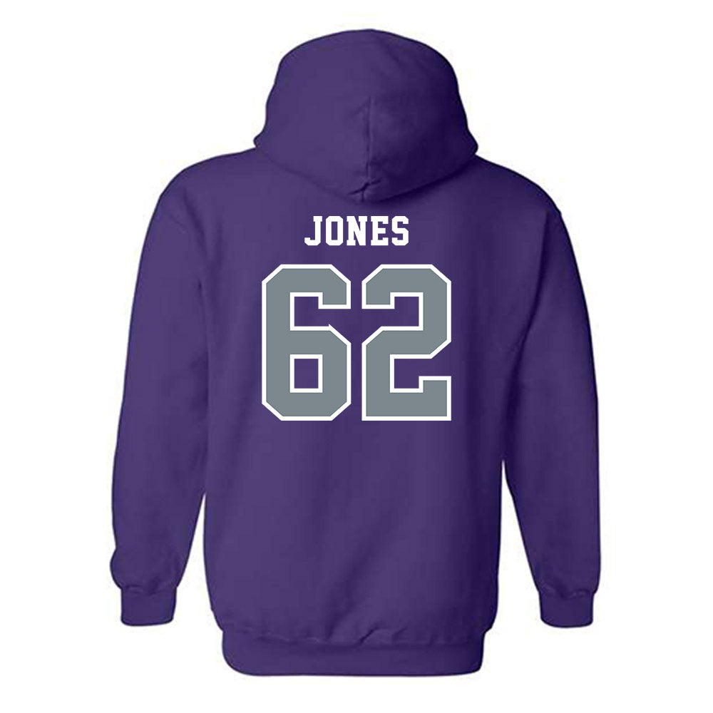 Central Arkansas - NCAA Football : Caleb Jones - Classic Shersey Hooded Sweatshirt-1