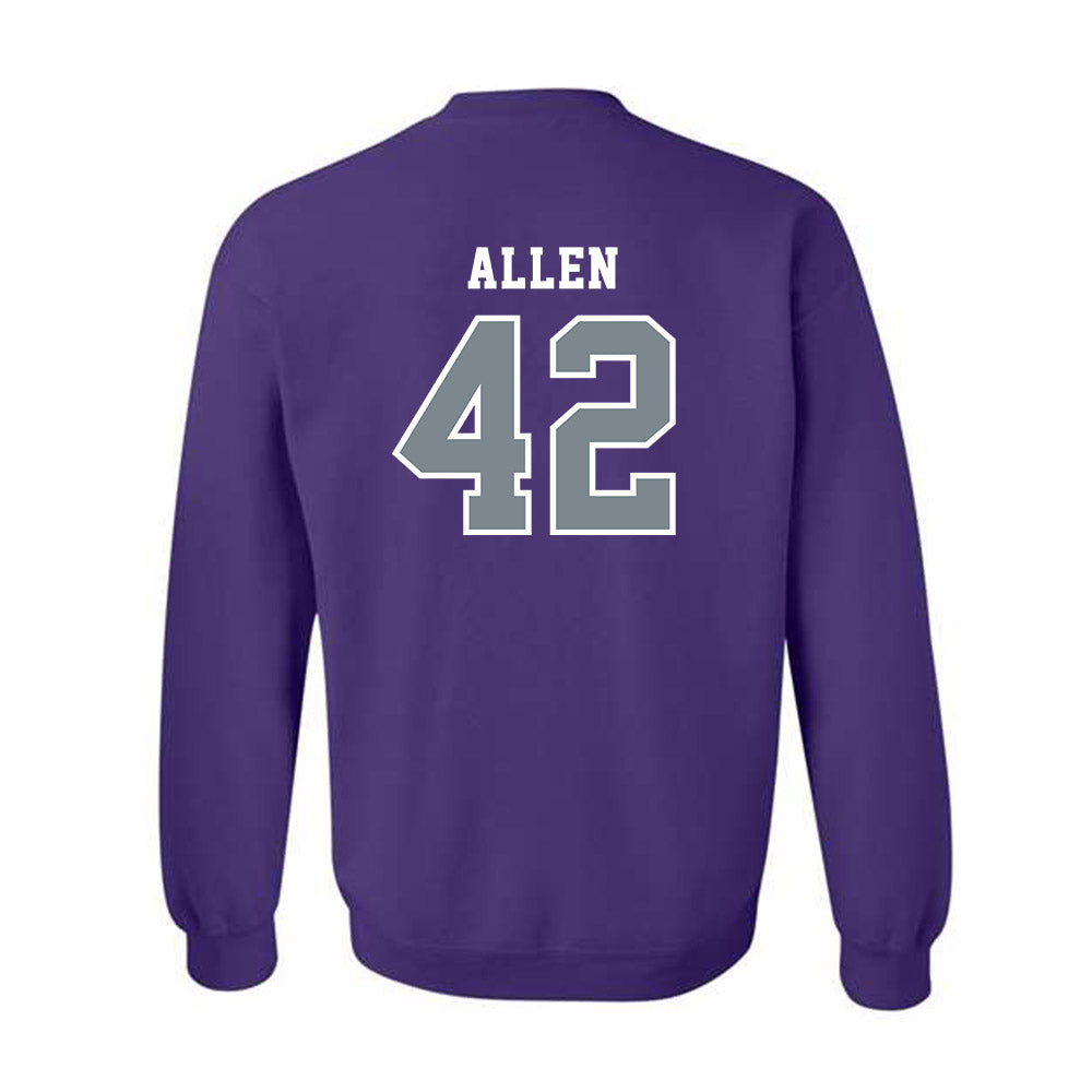 Central Arkansas - NCAA Baseball : Zeb Allen - Classic Shersey Crewneck Sweatshirt-1