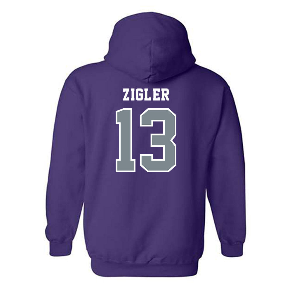 Central Arkansas - NCAA Beach Volleyball : Cameron Zigler - Classic Shersey Hooded Sweatshirt-1