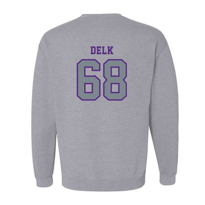 Central Arkansas - NCAA Football : Franklin Delk - Classic Shersey Crewneck Sweatshirt-1