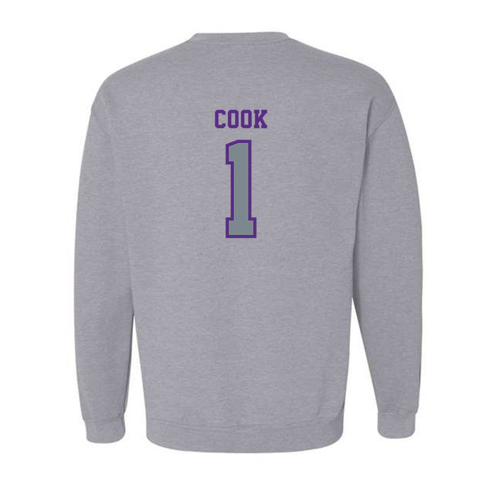 Central Arkansas - NCAA Women's Basketball : Jenna Cook - Classic Shersey Crewneck Sweatshirt-1