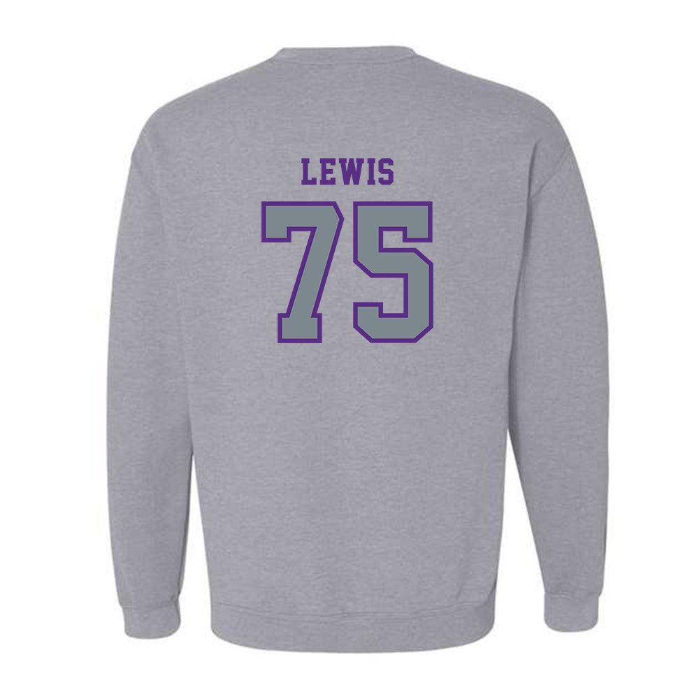 Central Arkansas - NCAA Football : Abrum Lewis - Classic Shersey Crewneck Sweatshirt-1