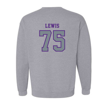 Central Arkansas - NCAA Football : Abrum Lewis - Classic Shersey Crewneck Sweatshirt-1