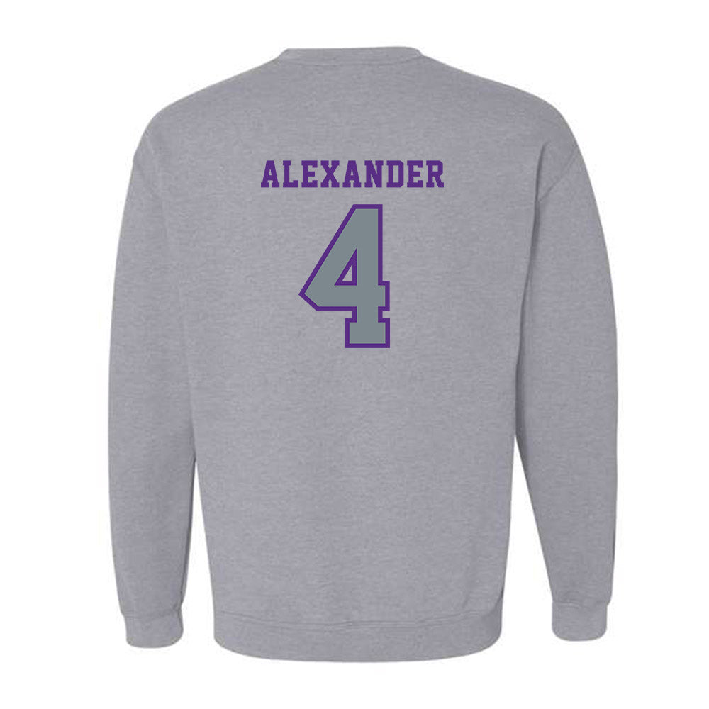 Central Arkansas - NCAA Baseball : Carter Alexander - Classic Shersey Crewneck Sweatshirt-1