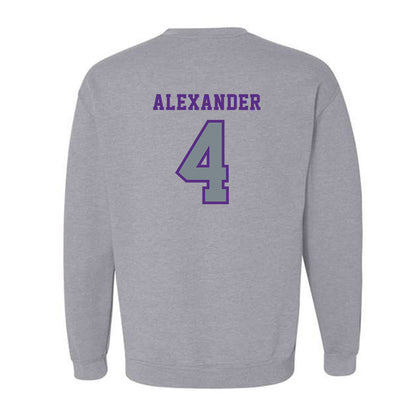 Central Arkansas - NCAA Baseball : Carter Alexander - Classic Shersey Crewneck Sweatshirt-1