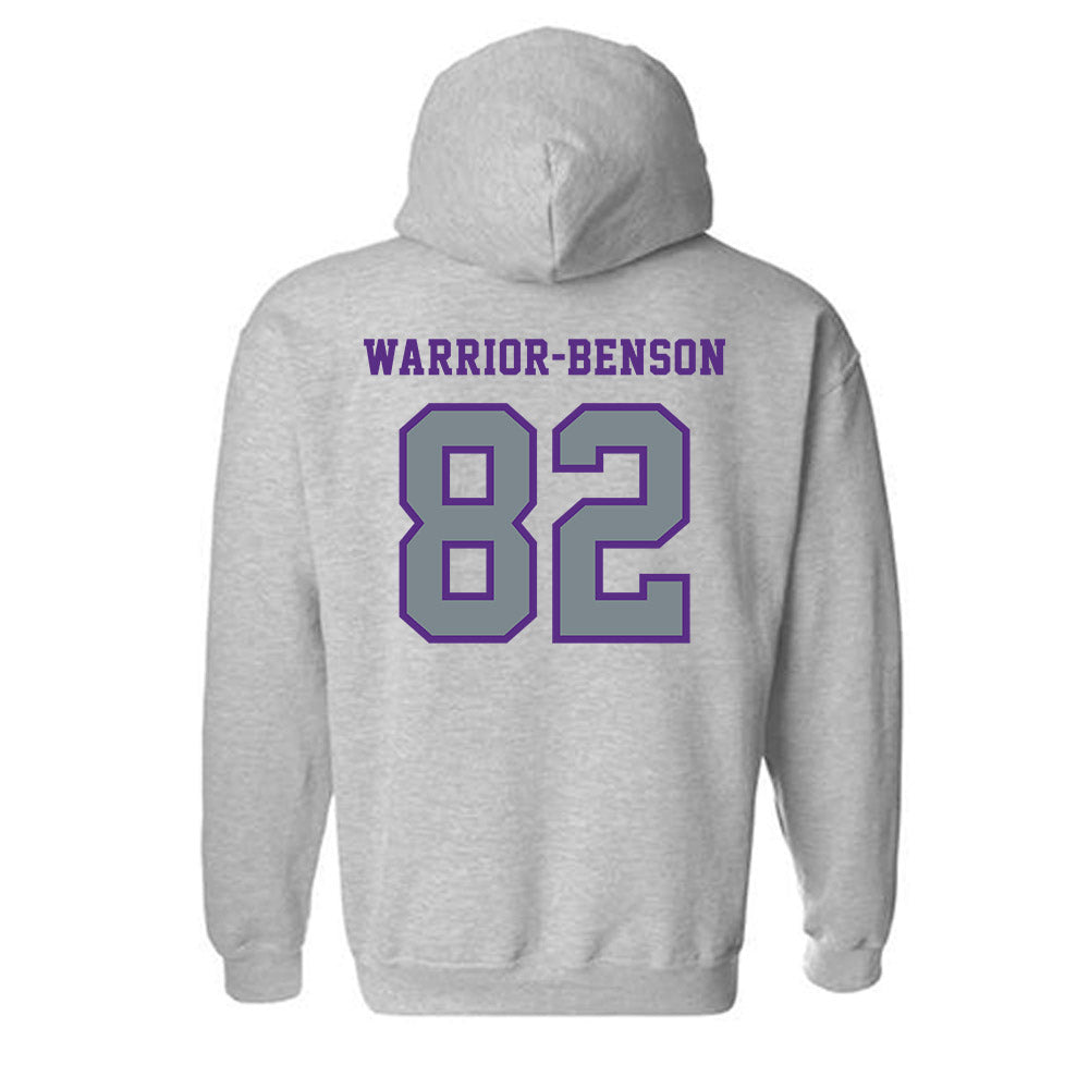Central Arkansas - NCAA Football : Josiah Warrior-Benson - Classic Shersey Hooded Sweatshirt-1