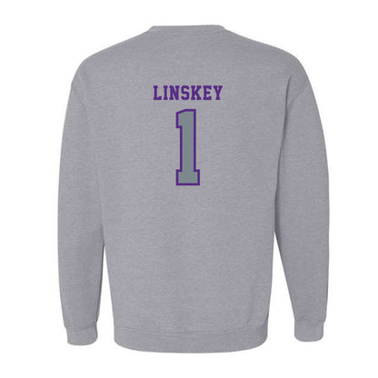 Central Arkansas - NCAA Beach Volleyball : Anna Linskey - Classic Shersey Crewneck Sweatshirt-1