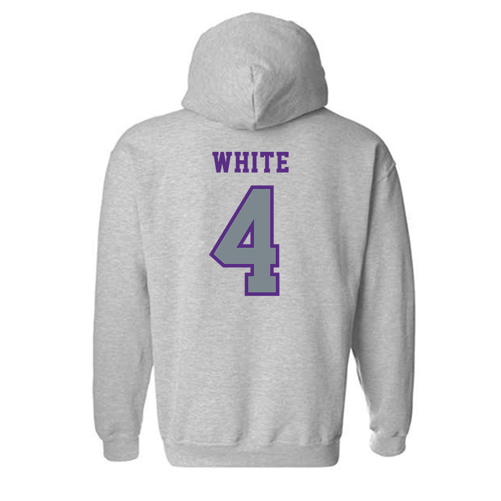 Central Arkansas - NCAA Softball : Jaleigh White - Classic Shersey Hooded Sweatshirt-1