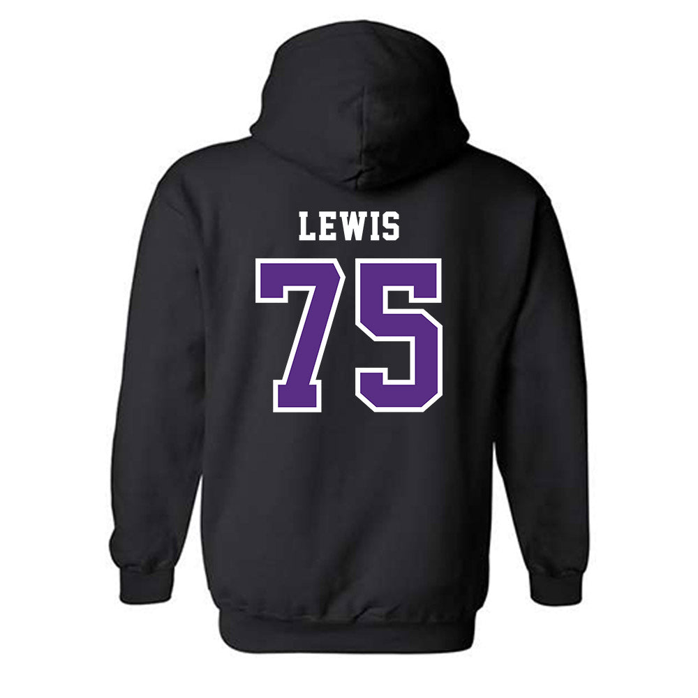 Central Arkansas - NCAA Football : Abrum Lewis - Classic Shersey Hooded Sweatshirt-1