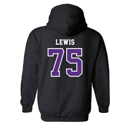 Central Arkansas - NCAA Football : Abrum Lewis - Classic Shersey Hooded Sweatshirt-1