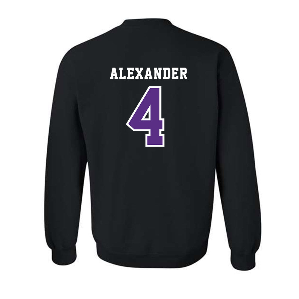Central Arkansas - NCAA Baseball : Carter Alexander - Classic Shersey Crewneck Sweatshirt-1