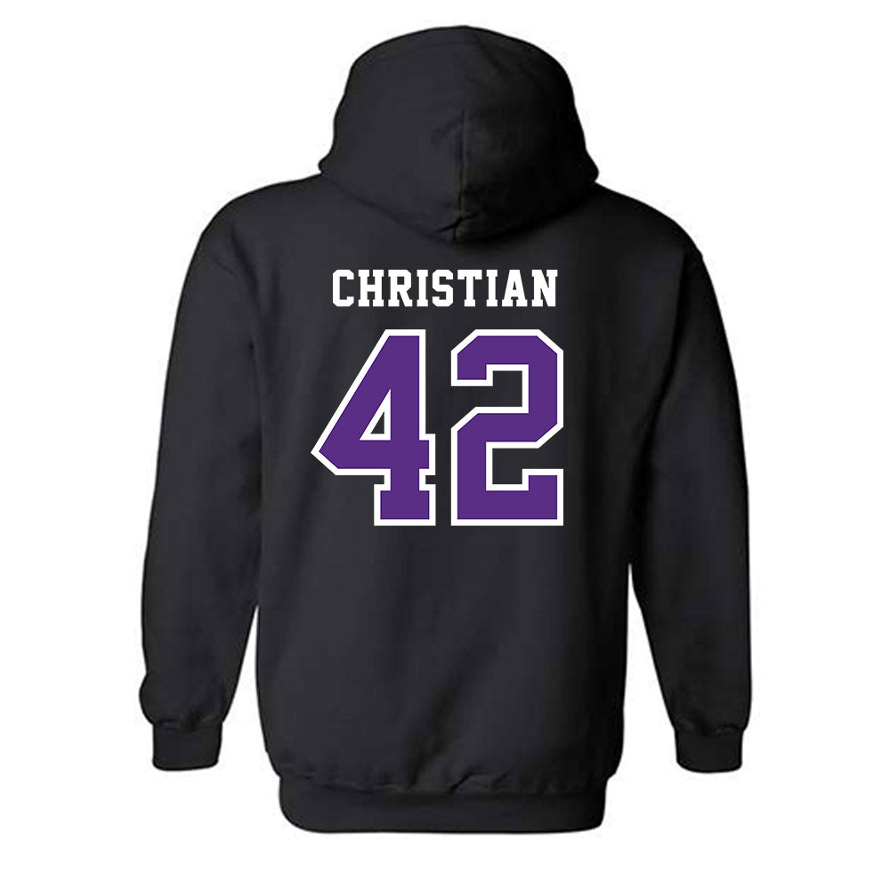 Central Arkansas - NCAA Softball : Renee Christian - Classic Shersey Hooded Sweatshirt-1