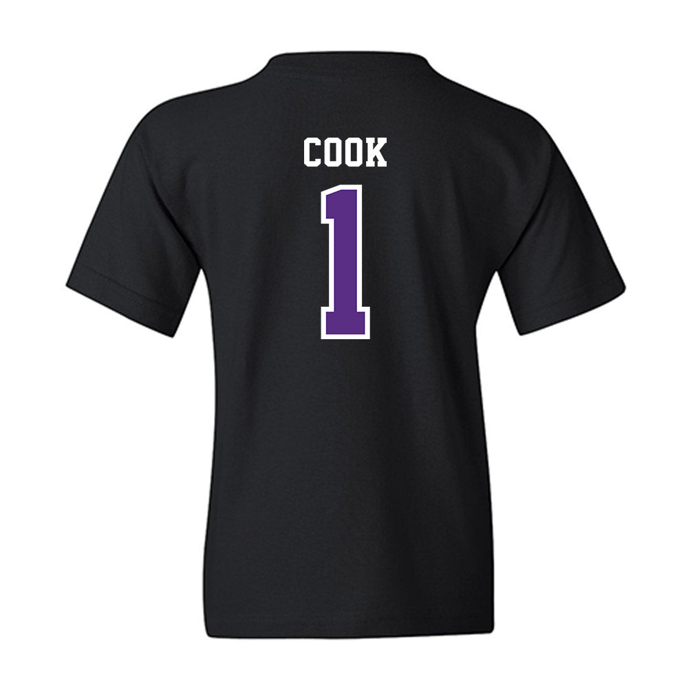 Central Arkansas - NCAA Women's Basketball : Jenna Cook - Classic Shersey Youth T-Shirt-1