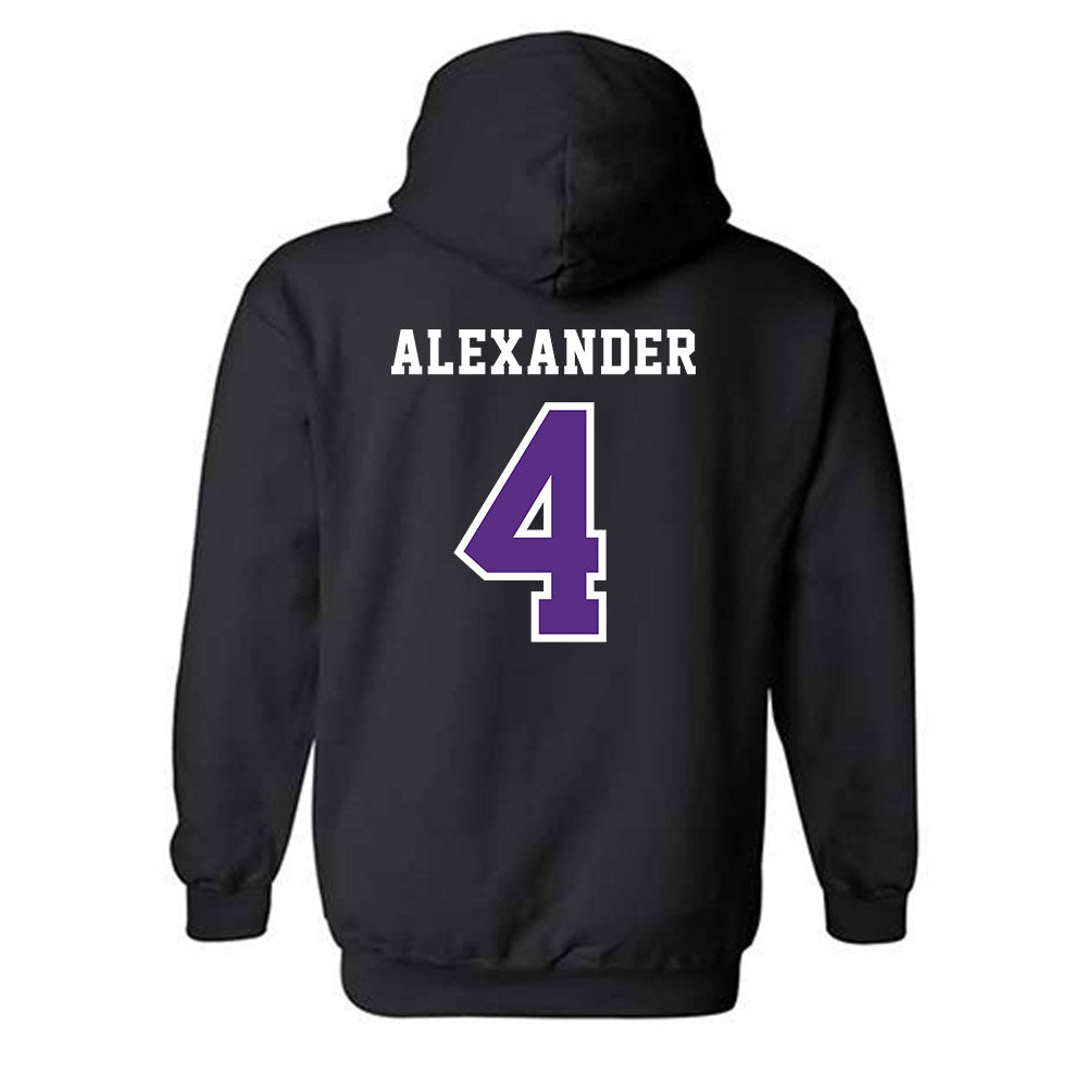 Central Arkansas - NCAA Baseball : Carter Alexander - Classic Shersey Hooded Sweatshirt-1