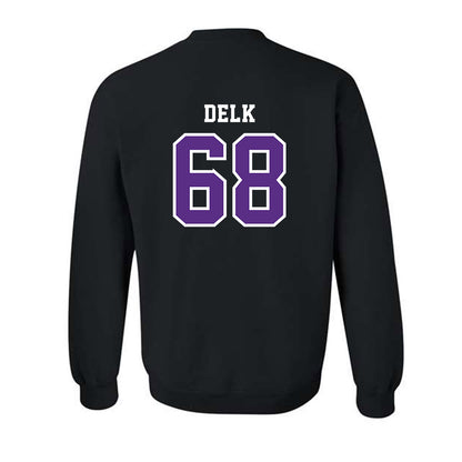 Central Arkansas - NCAA Football : Franklin Delk - Classic Shersey Crewneck Sweatshirt-1