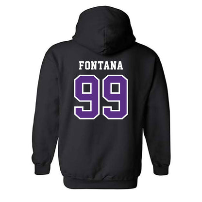 Central Arkansas - NCAA Men's Soccer : Pietro Fontana - Classic Shersey Hooded Sweatshirt-1