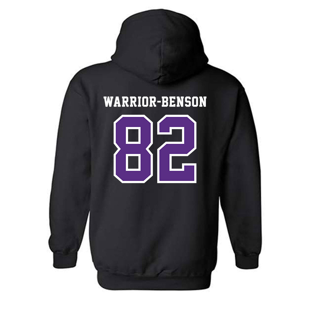 Central Arkansas - NCAA Football : Josiah Warrior-Benson - Classic Shersey Hooded Sweatshirt-1