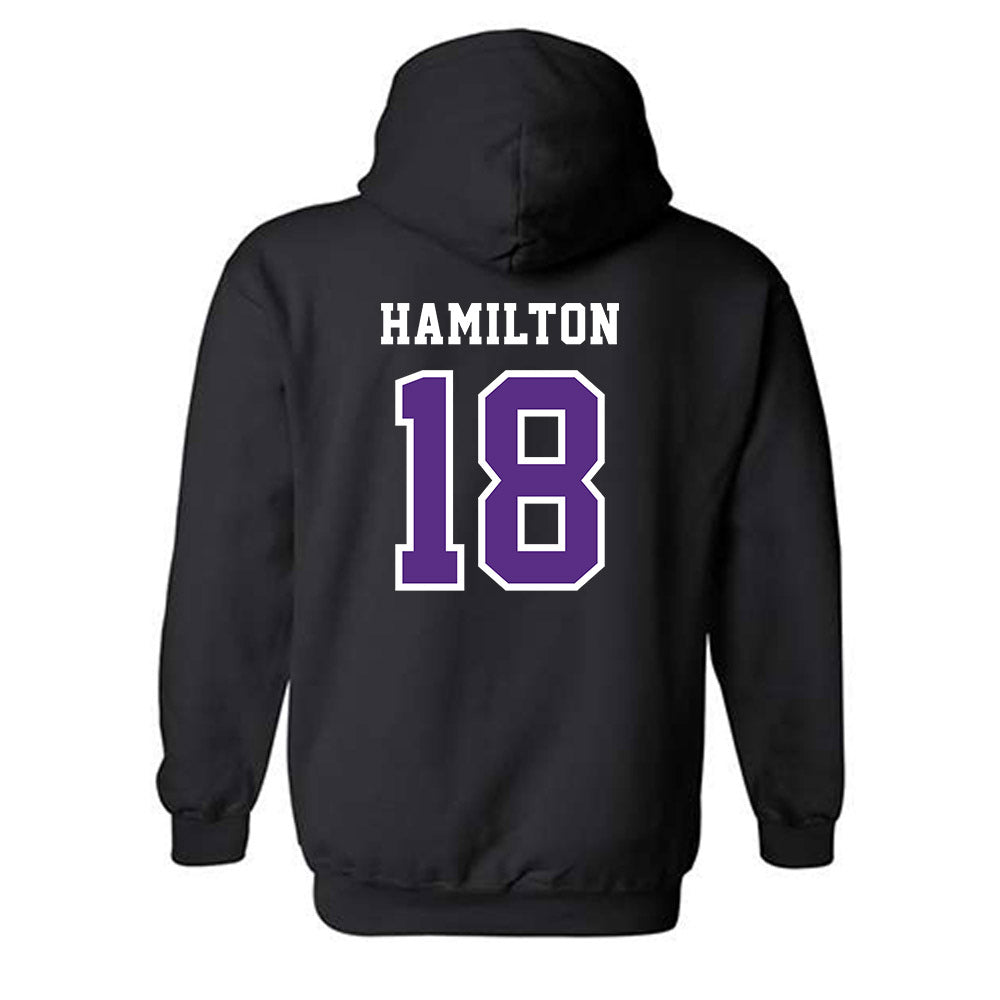 Central Arkansas - NCAA Baseball : Denver Hamilton - Classic Shersey Hooded Sweatshirt-1