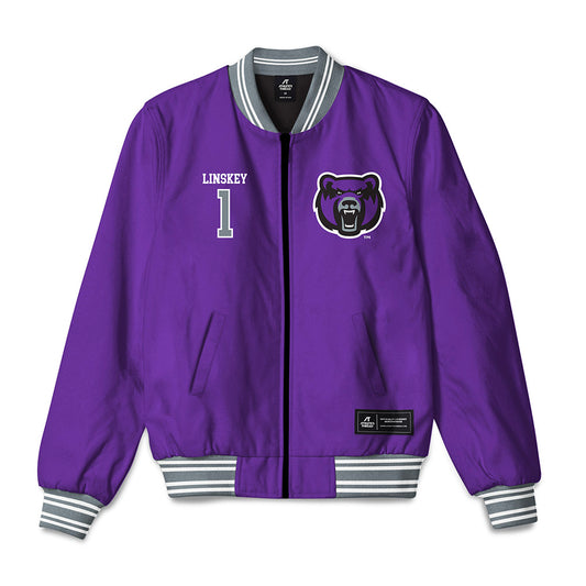 Central Arkansas - NCAA Beach Volleyball : Anna Linskey - Bomber Jacket-0